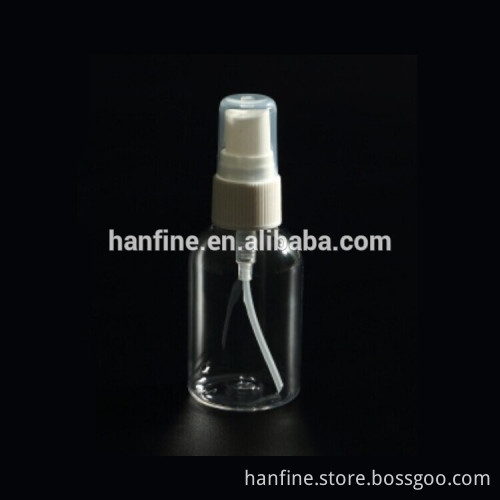 Food grade custom 60ML mini Plastic PET liquid skin spray bottle